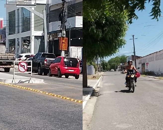 Desrespeito à sinalização provoca risco de acidentes em trecho do binário de Patos