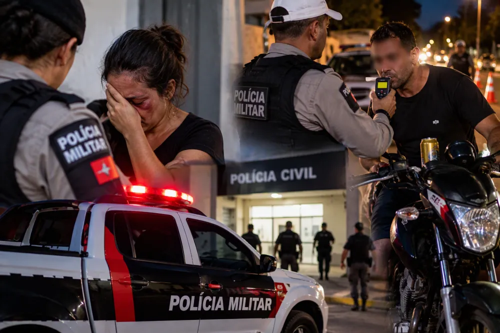 3º BPM registra violência doméstica e flagrante de embriaguez ao volante em Patos