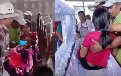 Jovem dada como morta acorda dentro do caixão durante velório