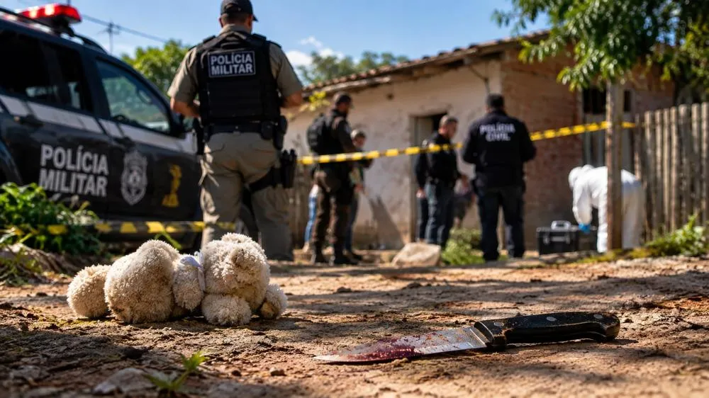 Casal é preso suspeito de matar recém-nascido a facadas durante discussão em Patos