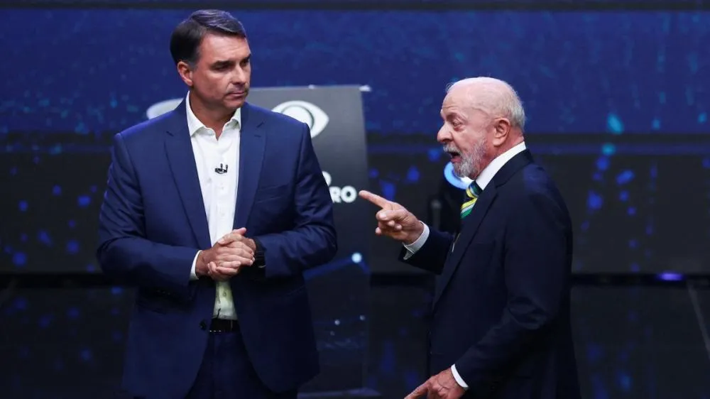 Flávio tem 48% e Lula soma 46% das intenções de voto, aponta pesquisa